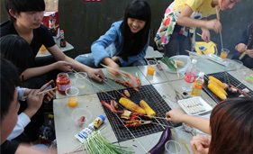 团队户外烧烤活动