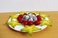 伟徳app伙伴们的创意水果拼盘